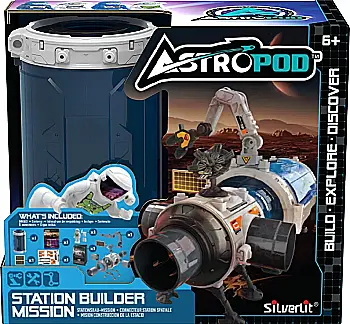 Игровой набор с фигуркой ASTROPOD – МИССИЯ "ПОСТРОИ МОДУЛЬНУЮ КОСМИЧЕСКУЮ СТАНЦИЮ", 80336 Игровой набор с фигуркой ASTROPOD – МИССИЯ "ПОСТРОИ МОДУЛЬНУЮ КОСМИЧЕСКУЮ СТАНЦИЮ", 80336