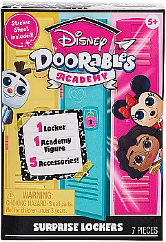 Ігровий набір Disney Doorables серії "Academy" - Шафка з сюрпризом (фігурка, аксесуари), 44722K Ігровий набір Disney Doorables серії "Academy" - Шафка з сюрпризом (фігурка, аксесуари), 44722K