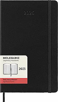 Ежедневник 2025 средний, черный, Moleskine, DHB12DC3Y25 Ежедневник 2025 средний, черный, Moleskine, DHB12DC3Y25