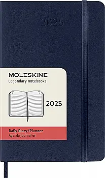 Ежедневник 2025 карманный, сапфир мягкий, Moleskine, DSB2012DC2Y25 Ежедневник 2025 карманный, сапфир мягкий, Moleskine, DSB2012DC2Y25