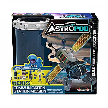 Игровой набор с фигуркой ASTROPOD – МИССИЯ "ПОСТРОИ СТАНЦИЮ СВЯЗИ", 80333 Игровой набор с фигуркой ASTROPOD – МИССИЯ "ПОСТРОИ СТАНЦИЮ СВЯЗИ", 80333