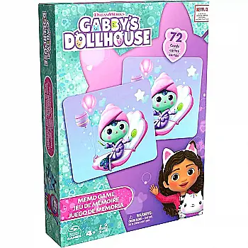 Игра настольная Мемори «Кукольный домик Габби», 72 карты, SM38465/6068353 Игра настольная Мемори «Кукольный домик Габби», 72 карты, SM38465/6068353