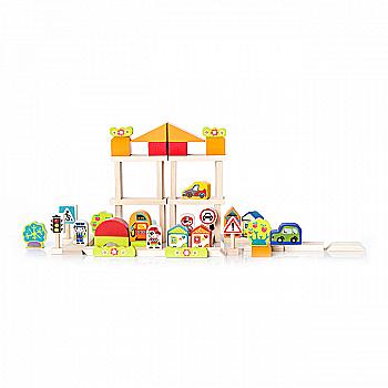 Конструктор дерев`яний "Містечко для хлопчиків" 13913 Конструктор дерев`яний "Містечко для хлопчиків" 13913