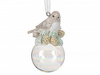 Прикраса декоративна "Птичка" 4*7 см, 192-282