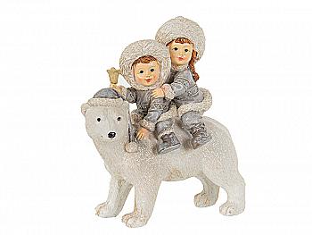 Фігурка декоративна "Північний полюс" 13*15,5 см, 192-277