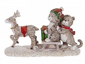 Фігурка декоративна "Упряжка" 17*9,5 см, 192-172