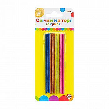 Набор искрящихся свечей на торт, 24 шт, 10,5см, MX620190 Набор искрящихся свечей на торт, 24 шт, 10,5см, MX620190