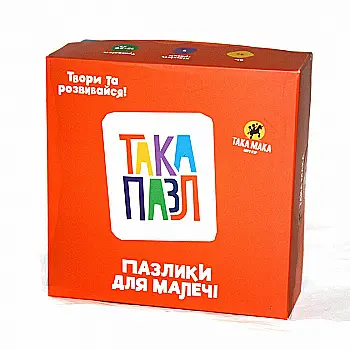 Игра развивающая "Такая Пазл" пазлик для малышей (собачка, котик, курочка), 190001-UA Игра развивающая "Такая Пазл" пазлик для малышей (собачка, котик, курочка), 190001-UA
