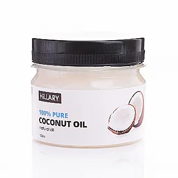 Рафінована кокосова олія Hillary 100% Pure Coconut Oil, 100 мл, HI-01-04-111 Рафінована кокосова олія Hillary 100% Pure Coconut Oil, 100 мл, HI-01-04-111