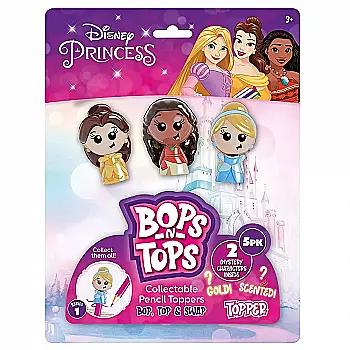 Набор коллекционных фигурок-топеров Sambro серии "Bop n Tops" - Принцессы Дисней, 5, DSP20-3562-KV-FO Набор коллекционных фигурок-топеров Sambro серии "Bop n Tops" - Принцессы Дисней, 5, DSP20-3562-KV-FO