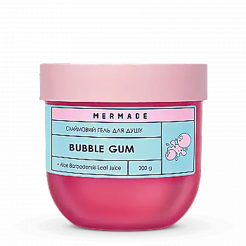 Слайм гель для душу MERMADE Bubble Gum 200 г, MRSG03 Слайм гель для душу MERMADE Bubble Gum 200 г, MRSG03