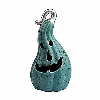 Декоративний гарбуз, сірого кольору, LED (2*LR44) 12,5*10,5*23,5 см, EG23921 Декоративний гарбуз, сірого кольору, LED (2*LR44) 12,5*10,5*23,5 см, EG23921