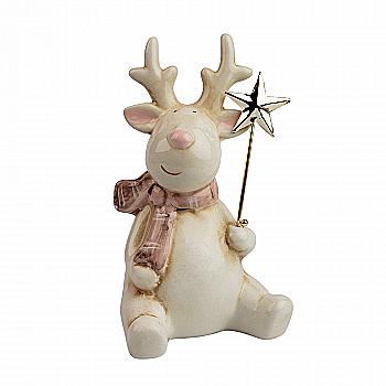 Декоративная статуэтка "Олень" 9,2*9,2*16 см, EG23053WP-1