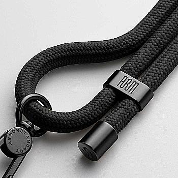 Ремінець для смартфона ArmorStandart Rope Black Onyx with Dark holder, ARM67195 Ремінець для смартфона ArmorStandart Rope Black Onyx with Dark holder, ARM67195