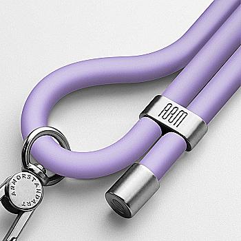 Ремінець для смартфона ArmorStandart Silicone Rope Titanium Violet with Grey holder, ARM76274 Ремінець для смартфона ArmorStandart Silicone Rope Titanium Violet with Grey holder, ARM76274