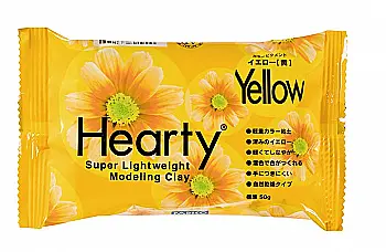Пластика самовысыхающая Hearty, Желтая, 50 г, Padico Пластика самовысыхающая Hearty, Желтая, 50 г, Padico