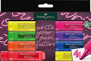 Набір маркерів текстових Textliner Neon 8 шт., 254601 Faber-Castell Набір маркерів текстових Textliner Neon 8 шт., 254601 Faber-Castell