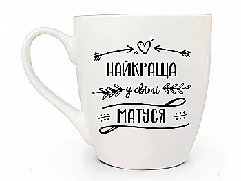 Чашка "Лучшая в мире мамочка", 500 мл + подарочная коробка Kvarta, 5016 Чашка "Лучшая в мире мамочка", 500 мл + подарочная коробка Kvarta, 5016