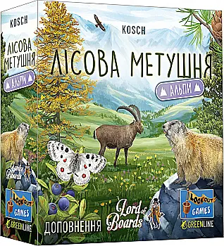 Настільна гра "Лісова Метушня. Альпи", Lord of Boards Настільна гра "Лісова Метушня. Альпи", Lord of Boards