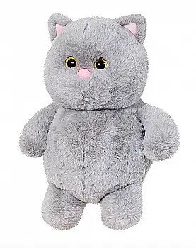 М`яка іграшка Кіт Пузатик сірий, 35 см, Stip М`яка іграшка Кіт Пузатик сірий, 35 см, Stip