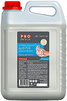 Крем-мило PRO з бальзамом Мигдальне Молочко, 5л, 25515150 Крем-мило PRO з бальзамом Мигдальне Молочко, 5л, 25515150