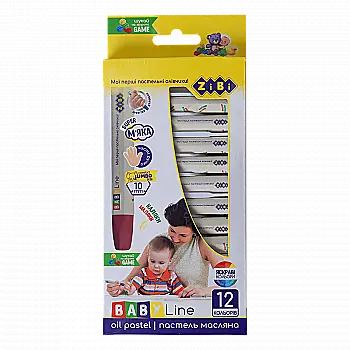 Пастель маслянная 12 цв. ZB.2490 Пастель маслянная 12 цв. ZB.2490