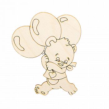 Заготівка-магніт дерев`яна "На концерт" 47*100 мм, LK015 Заготівка-магніт дерев`яна "На концерт" 47*100 мм, LK015