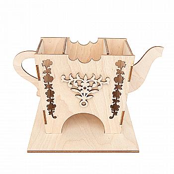 Заготівка дерев`яна Чайний будиночок чайник, 702574