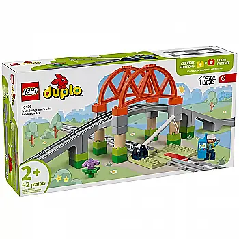 Конструктор Lego Duplo "Залізничний міст і колії. Додатковий набір", 10426 Конструктор Lego Duplo "Залізничний міст і колії. Додатковий набір", 10426