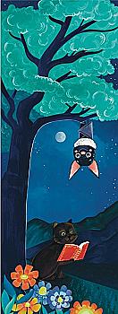 Закладка для книги «Кажан та Кошеня. Сон» Закладка для книги «Кажан та Кошеня. Сон»