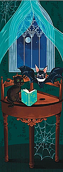 Закладка для книги «Кажан та Кошеня. Читання» Закладка для книги «Кажан та Кошеня. Читання»