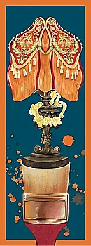 Закладка для книги «Пензлик. Лампа» Закладка для книги «Пензлик. Лампа»