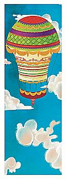 Закладка для книги «Зелена повітряна куля» Закладка для книги «Зелена повітряна куля»