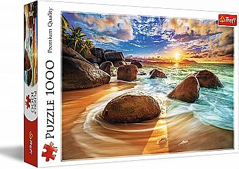 Пазл "1000" - Пляж Самудра, Індія, Trefl, 10461 Пазл "1000" - Пляж Самудра, Індія, Trefl, 10461