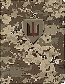 Книжка записна Military, А6, 64 арк., кліт., обкл. з синтетичного каменя, піксель, BM.296190-04 Книжка записна Military, А6, 64 арк., кліт., обкл. з синтетичного каменя, піксель, BM.296190-04