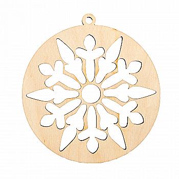 Заготівка дерев`яна Куля Сніжинка 110*102 см, 702763