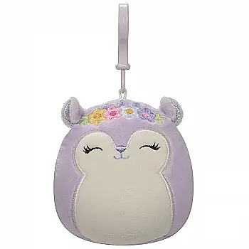 М`яка іграшка на кліпсі SQUISHMALLOWS - БІЛКА СІДНІ, 9 см, SQCP00180 М`яка іграшка на кліпсі SQUISHMALLOWS - БІЛКА СІДНІ, 9 см, SQCP00180