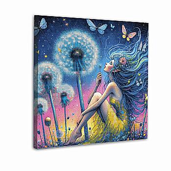 Картина за номерами з алмазною мозаїкою SANTI "Дівчина та кульбаби", 40*40 см, 954931 Картина за номерами з алмазною мозаїкою SANTI "Дівчина та кульбаби", 40*40 см, 954931