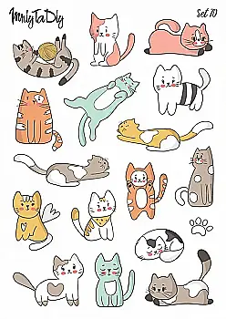 Стікерпак "Кошенята" 21*15 см Стікерпак "Кошенята" 21*15 см