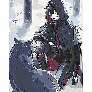 Набір для розпису по номерах 40*50 см "Перша зустріч", 10313-AC Набір для розпису по номерах 40*50 см "Перша зустріч", 10313-AC