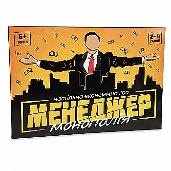 Гра розважальна економічна "Менеджер" (укр) 30342, ТМ "Strateg" Гра розважальна економічна "Менеджер" (укр) 30342, ТМ "Strateg"