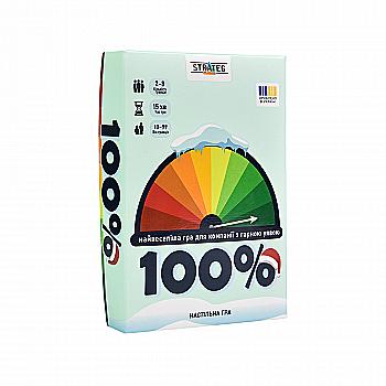 Гра настільна "100%" (укр) 30802, ТМ "Strateg" Гра настільна "100%" (укр) 30802, ТМ "Strateg"