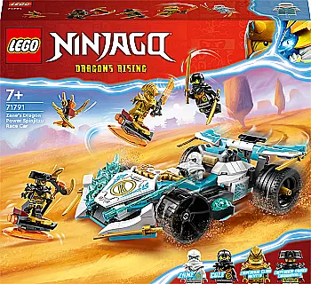 Конструктор Lego Ninjago "Суперсила дракона Зейна автомобіль для перегонів спін-джитсу", 71791 Конструктор Lego Ninjago "Суперсила дракона Зейна автомобіль для перегонів спін-джитсу", 71791