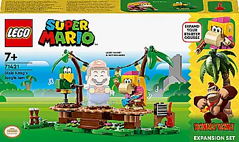 Конструктор Lego Super Mario "Імпровізація в джунглях Діксі Конґ. Додатковий набір", 71421 Конструктор Lego Super Mario "Імпровізація в джунглях Діксі Конґ. Додатковий набір", 71421