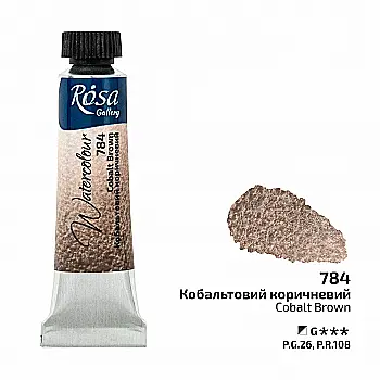 Краска акварельная, Кобальтовый коричневый (784), туба, 10 мл, ROSA Gallery Краска акварельная, Кобальтовый коричневый (784), туба, 10 мл, ROSA Gallery