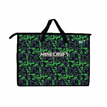 Папка-портфель Yes А3 "Minecraft" з тканинними ручками, 492281 Папка-портфель Yes А3 "Minecraft" з тканинними ручками, 492281