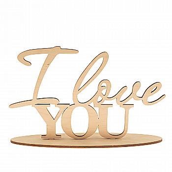 Заготівка дерев`яна I Love You, С175