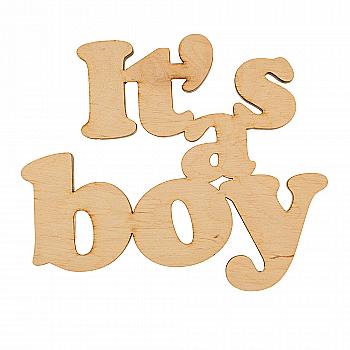 Заготівка дерев`яна It`s a boy, С204 Заготівка дерев`яна It`s a boy, С204