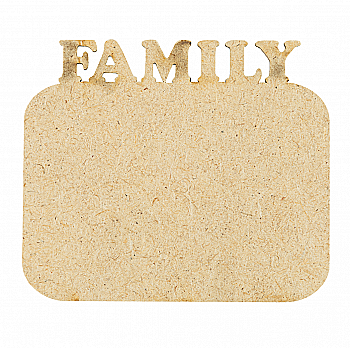 Заготівка дерев`яна Табличка "FAMILY", Ч161 Заготівка дерев`яна Табличка "FAMILY", Ч161
