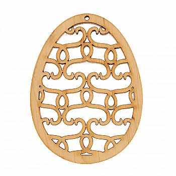 Заготівка дерев`яна Підвіска "Яйце великоднє_5", ПР-П23 Заготівка дерев`яна Підвіска "Яйце великоднє_5", ПР-П23